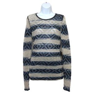⚡️NWT RACHEL RACHEL ROY Blue Cream Sweater D16